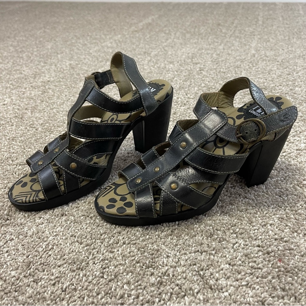 Fly London Strappy Maye Wedges - Picture 4 of 13